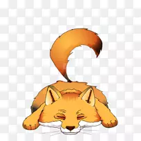 胡须猫红狐虎插图-猫