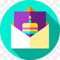 生日派对电脑图标封装PostScript可伸缩图形-生日
