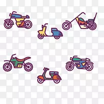 图形汽车摩托车图像设计.手推车