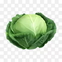 麦福夫色拉卷心菜图形蔬菜夹艺术.绿色卷心菜