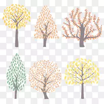 绘制树图形图像大树