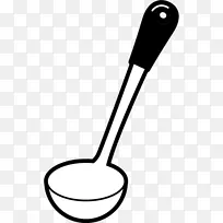 勺子餐具，厨房用具，剪贴画