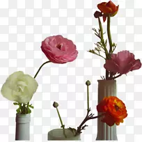切花花园玫瑰花瓶花卉设计