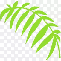 剪纸艺术线植物茎-叶