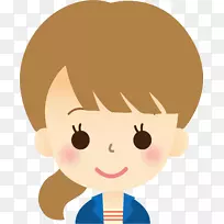女人的脸皮眼镜