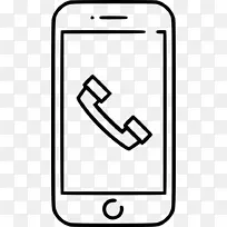 计算机图标图形符号电话插图符号