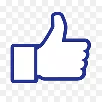 社交媒体facebook就像按钮社交网络服务-社交媒体