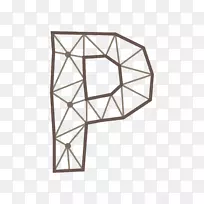 设计png图片几何图像艺术.字母表