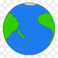 剪贴画地球开放部分免费内容图.地球