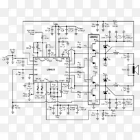 电子线路图音频功率放大器原理图.罗兰pm放大器