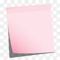 纸角平米彩色粉红