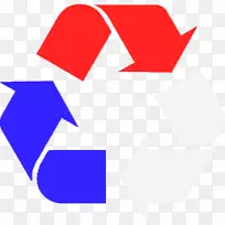 回收符号回收箱回收机艺术-无手套回收