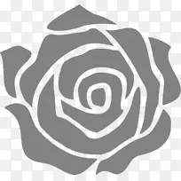 剪贴画模板设计黑色玫瑰可伸缩图形.疑问罗莎
