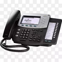 IP语音Digium D60电话星号VoIP电话-带无绳电话系统的无线耳机