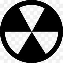 放射性衰变辐射符号核尘埃标志符号