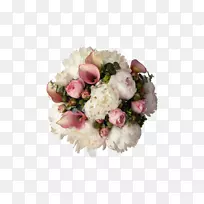 花园玫瑰，花卉设计，切花，花束-婚礼彩带入口
