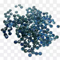 蓝宝石塑料珠体珠宝.蓝宝石