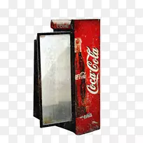 可口可乐自动售货机png图片瓶可口可乐