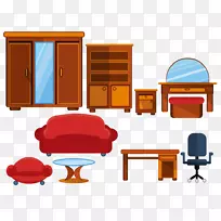 图形床头柜家具设计形象家具设计