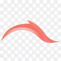 线角图形产品设计字体-雄性粉红鲑鱼