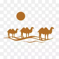 旅游套餐代理商剪贴画旅游网站-沙漠动物