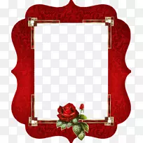 画框边框图像涂抹水晶玫瑰小相框照片装饰性