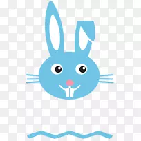 国内兔复活节兔子插图-兔子