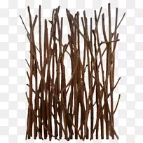 浮木折叠屏风树枝-木材