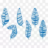 图形插图图像banaani-Blue