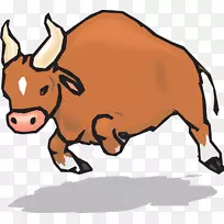 西班牙斗牛英国长角剪贴画png图片