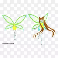 蝴蝶插图昆虫仙女产品设计-蝴蝶
