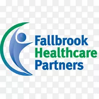 LOGO Fallbrook保健合作伙伴品牌组织字体保护健康信息