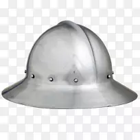 中世纪水壶帽中世纪盔甲头盔的大头盔部件