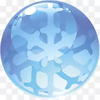 雪球水晶球封装后球-雪