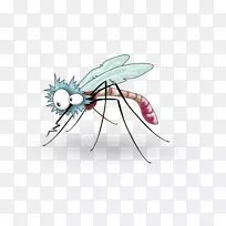 蚊子圈昆虫剪贴画图片-蚊子