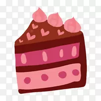 冰淇淋蛋糕樱桃派糖果蛋糕