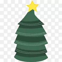 圣诞树图圣诞日圣诞老人贴纸树状态