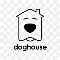 剪贴画牛头犬徽标狗屋动物.狗的家甜蜜的家庭标志