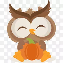 秋天可伸缩图形的OWL剪贴画开放部分-玉米地横幅