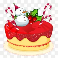 圣诞糖霜蛋糕&圣诞蛋糕-耶切
