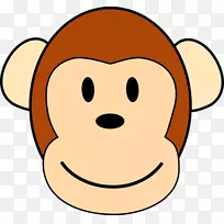 猩猩剪贴画大猩猩-卡通猿猴