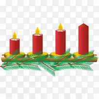 png图片剪辑艺术出现蜡烛图像圣诞日-蜡烛