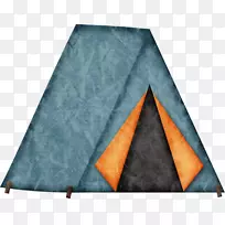 野营剪辑艺术营地帐篷形象-营地