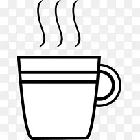 咖啡浓缩咖啡卡布奇诺剪辑艺术杯咖啡