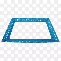 蓝色托盘长方形丝状板