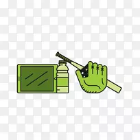 剪贴画标志产品设计品牌-一个字教练