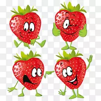 草莓汁插图图片水果