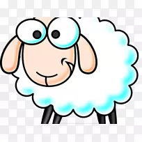 羊山羊动物插图剪贴画卡通.被告的剪影