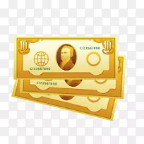 货币、钞票、货币、美元、ICO-食物块
