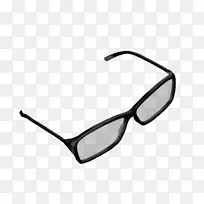 护目镜电视太阳镜产品黑色眼镜